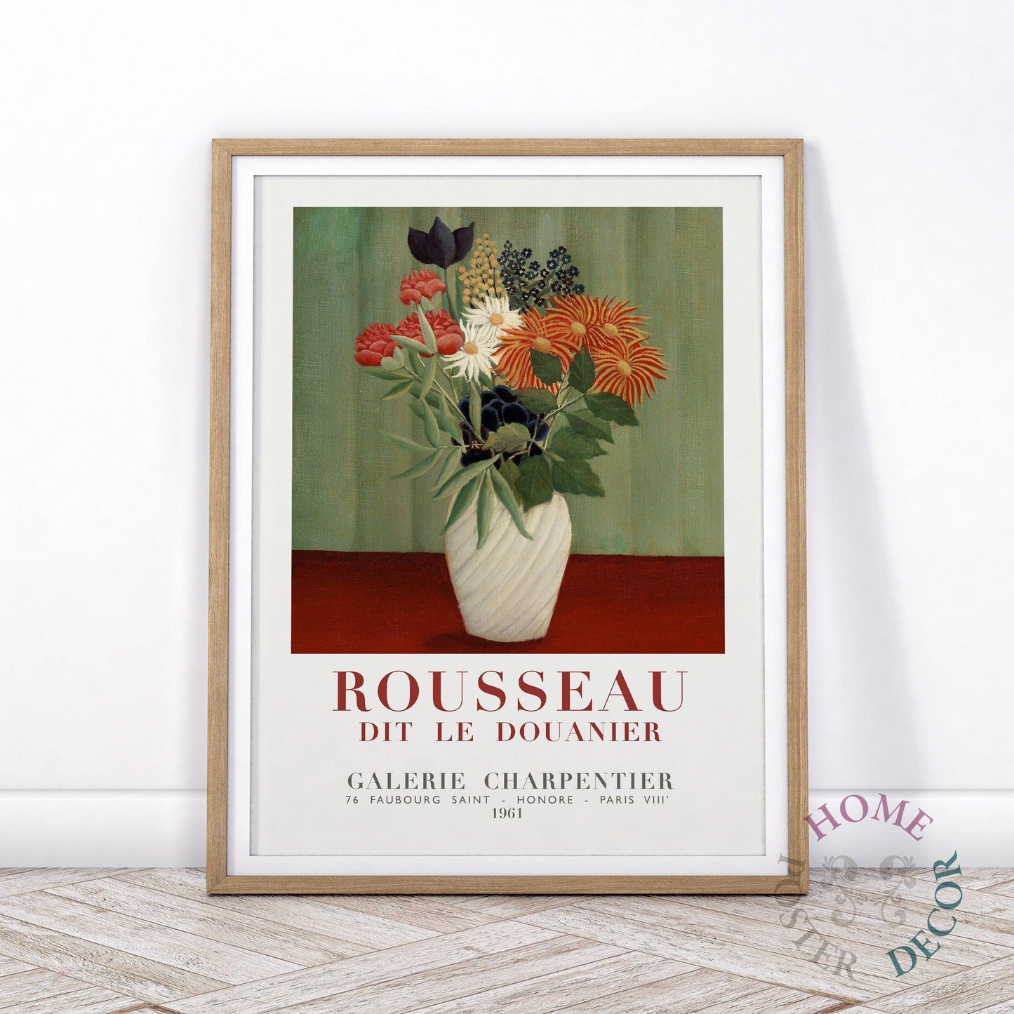 Henri Rousseau, Bouquet of Flowers, Exhibition Art, Fine Art Print