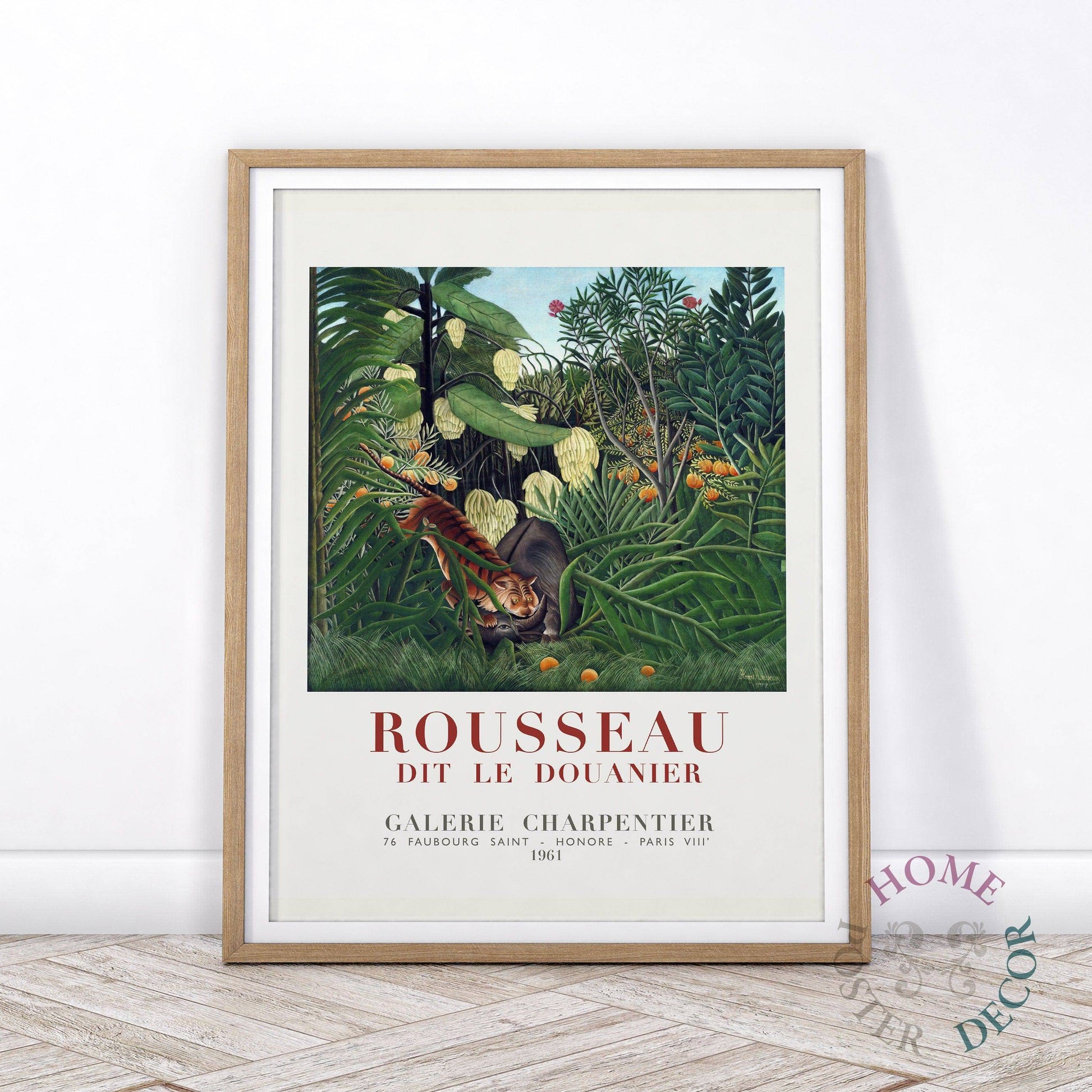 Henri Rousseau, Fine Art Print, Exhibition Art, Fine Art Print