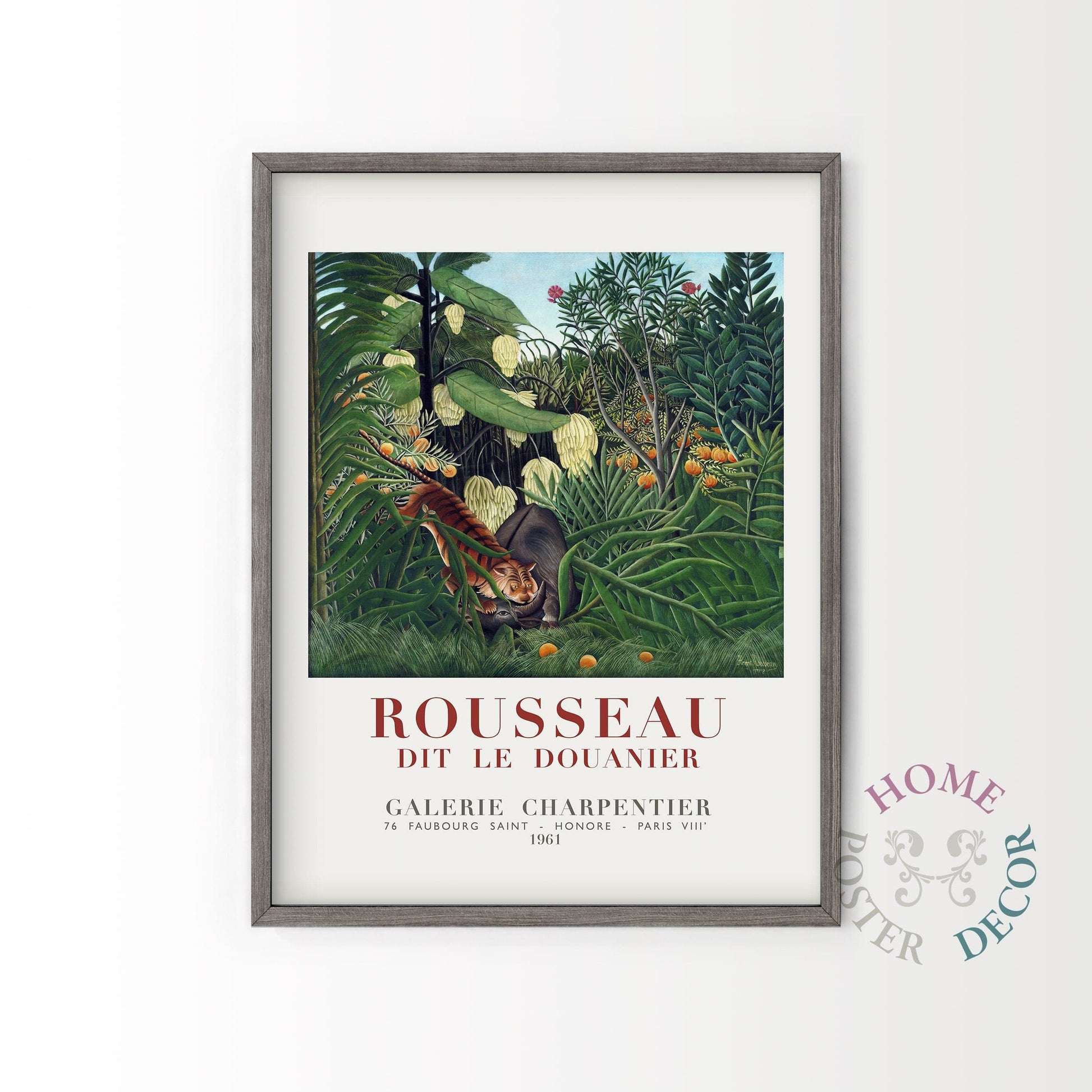 Henri Rousseau, Fine Art Print, Exhibition Art, Fine Art Print