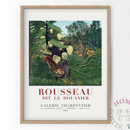 Henri Rousseau, Fine Art Print, Exhibition Art, Fine Art Print