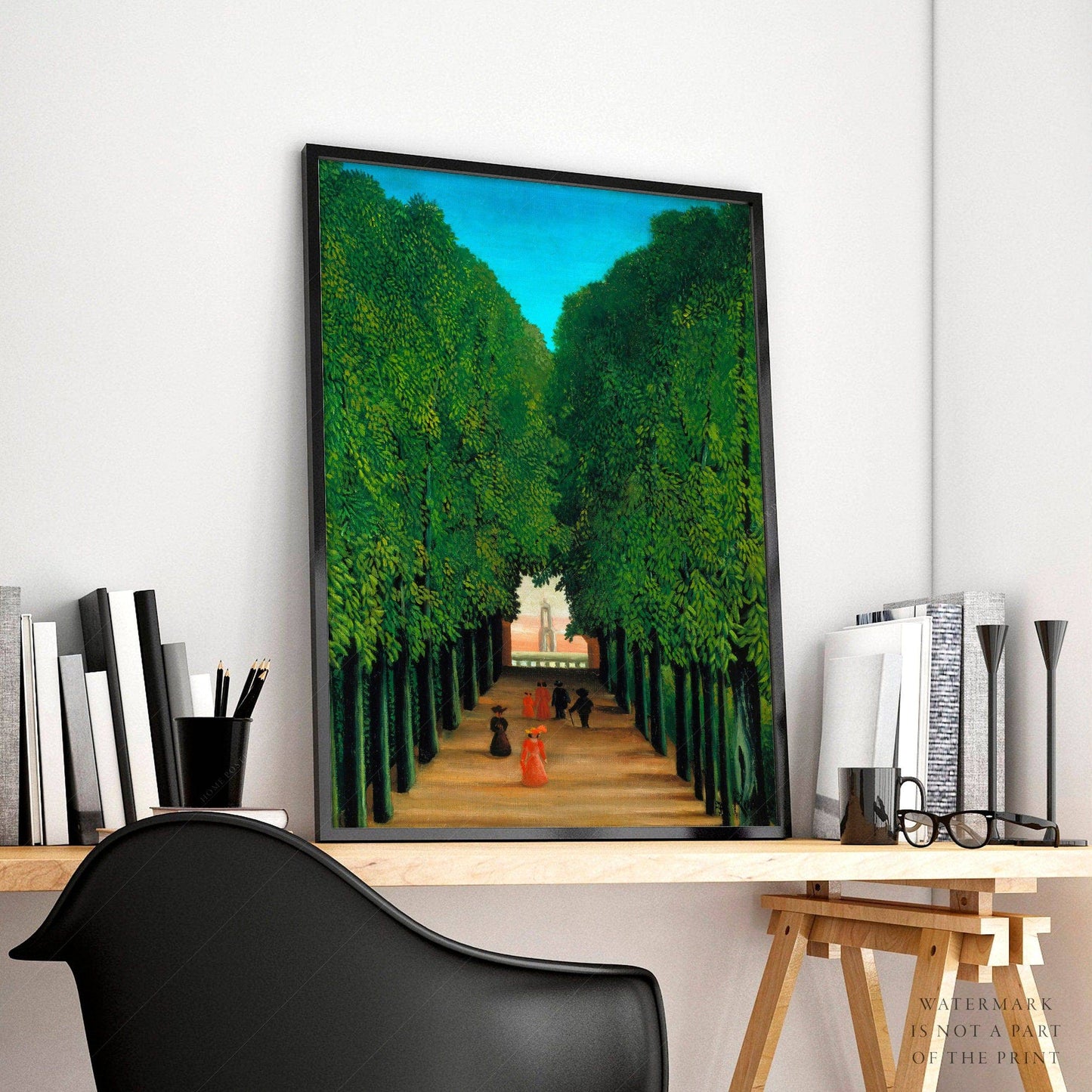 Henri Rousseau, The Avenue in the Park at Saint Cloud, Fine Art Print