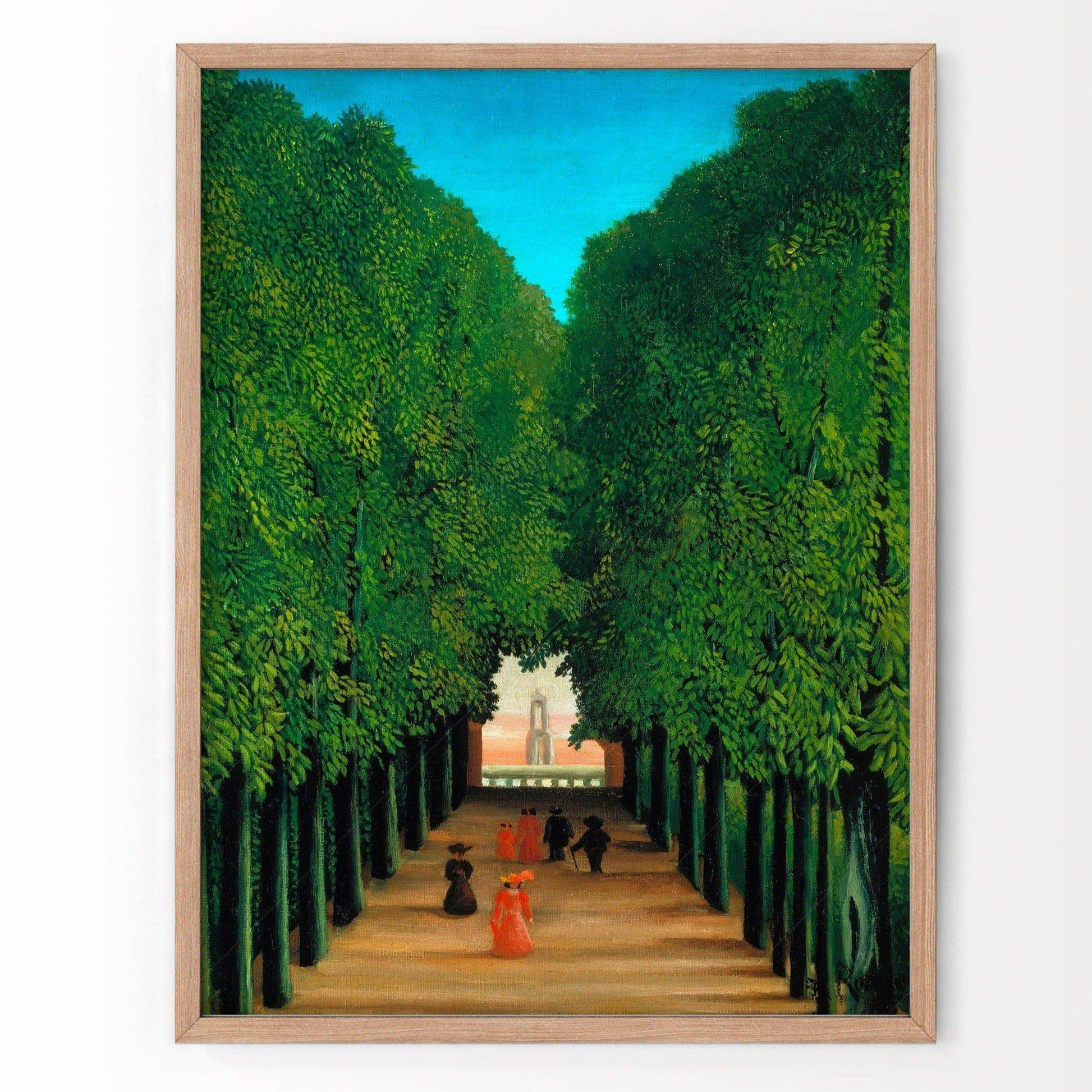 Henri Rousseau, The Avenue in the Park at Saint Cloud, Fine Art Print