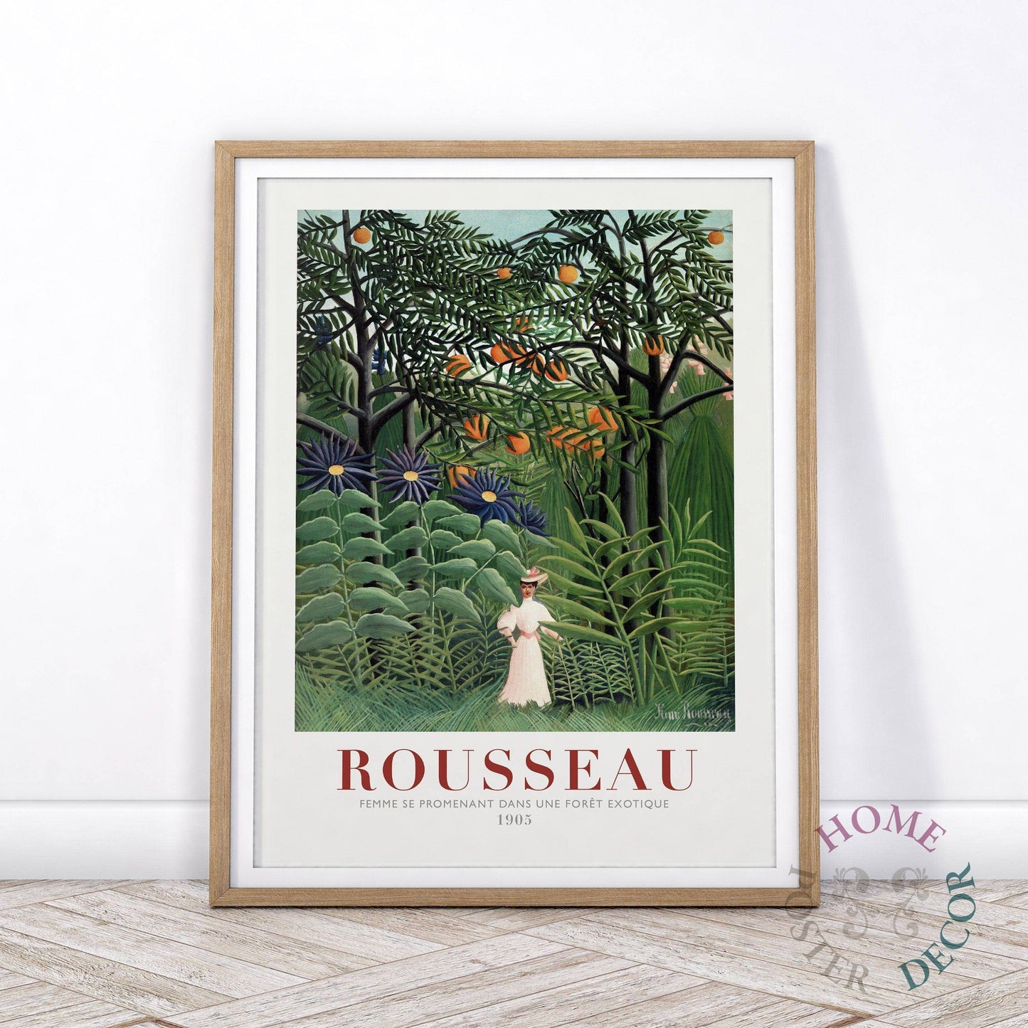 Henri Rousseau - Woman Walking in an Exotic Forest (1905), Fine Art Print