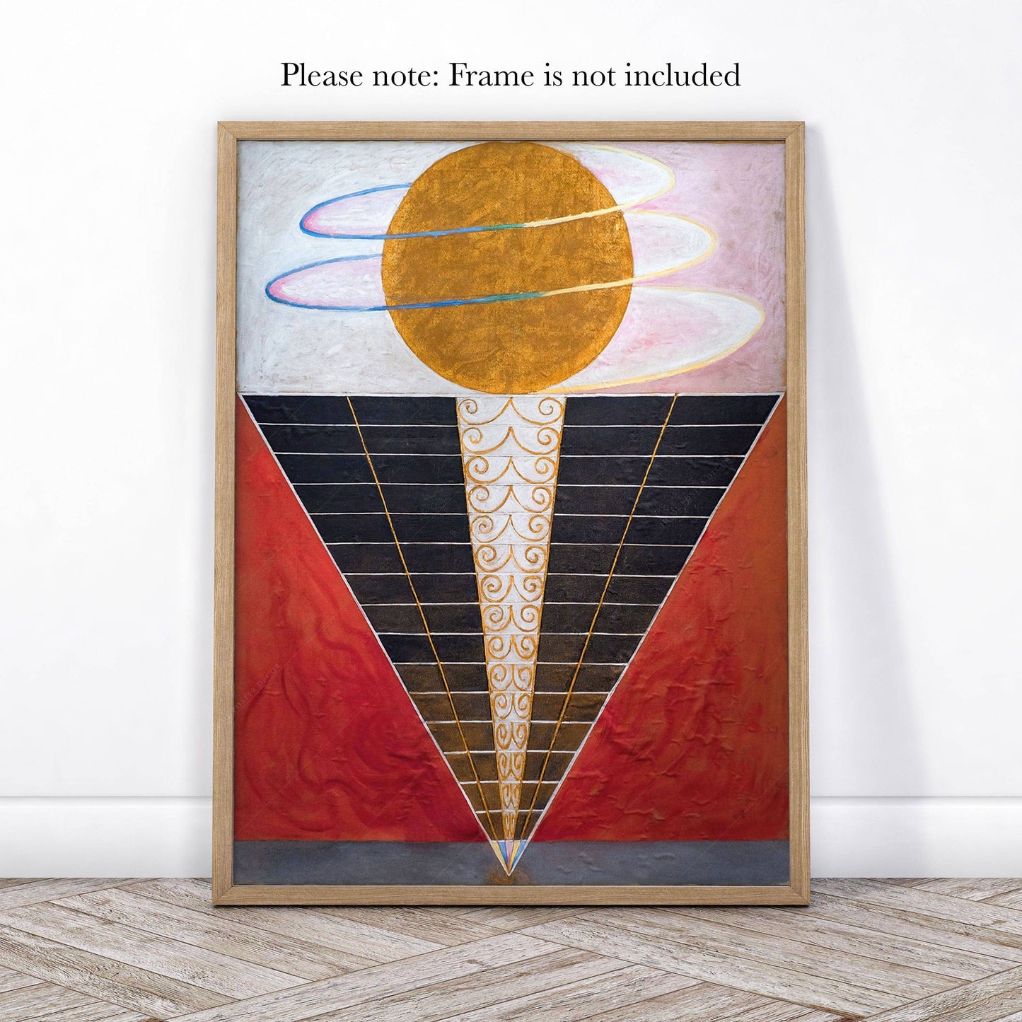 Hilma Af Klint, Set of 3 Posters, Altarpiece series, The Humanity reaching to divinity, Union Art, Beyond the visible