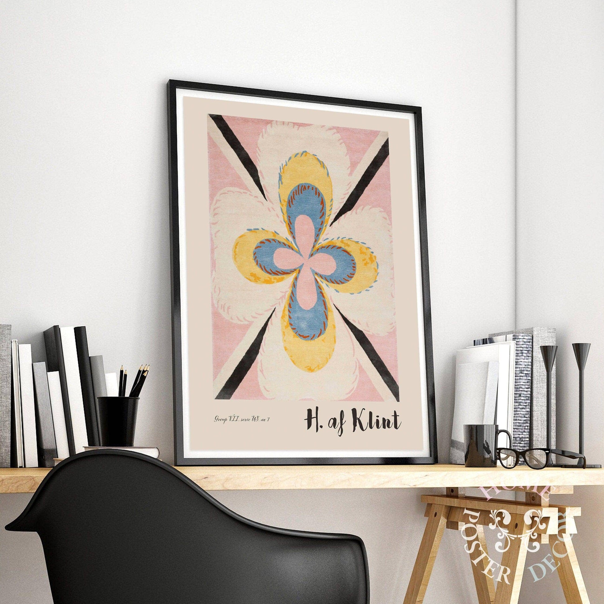 Hilma af Klint Famous Painting, Group VII no 7 Poster