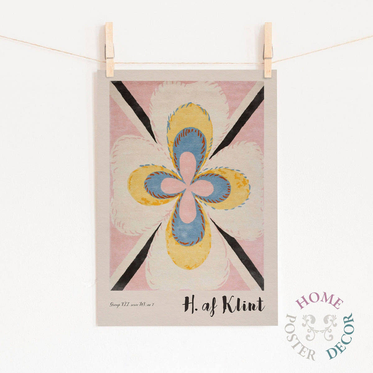 Hilma af Klint Famous Painting, Group VII no 7 Poster