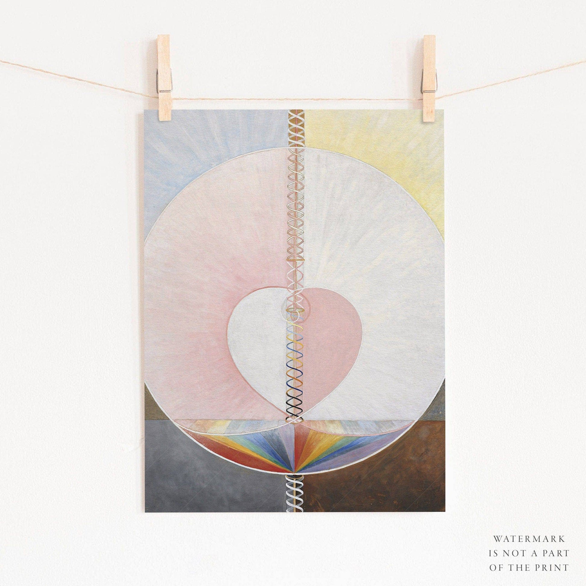 Hilma af Klint, What a Human Being Is, Fine Art Print