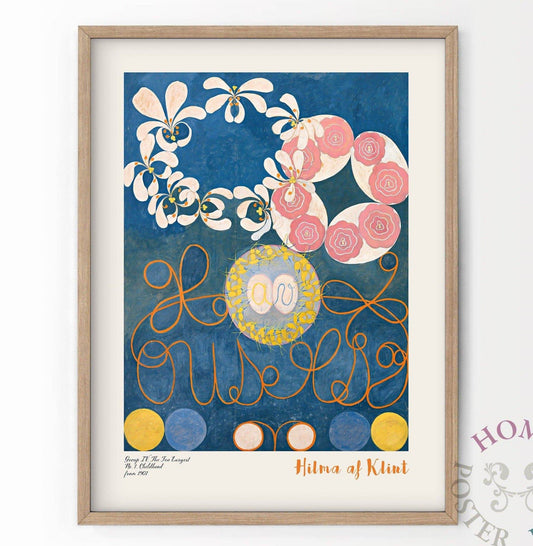 Hilma af Klint print, The Ten Largest, Abstract Wall Decor