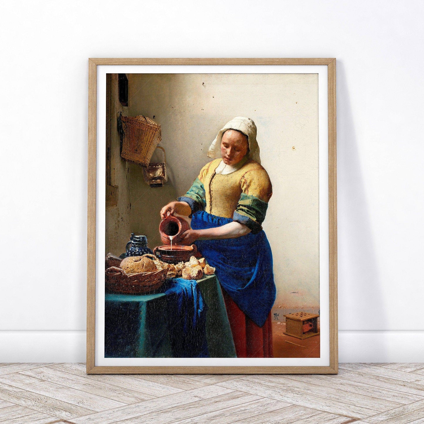 Johannes Vermeer, The Milkmaid Print, Fine Art Print