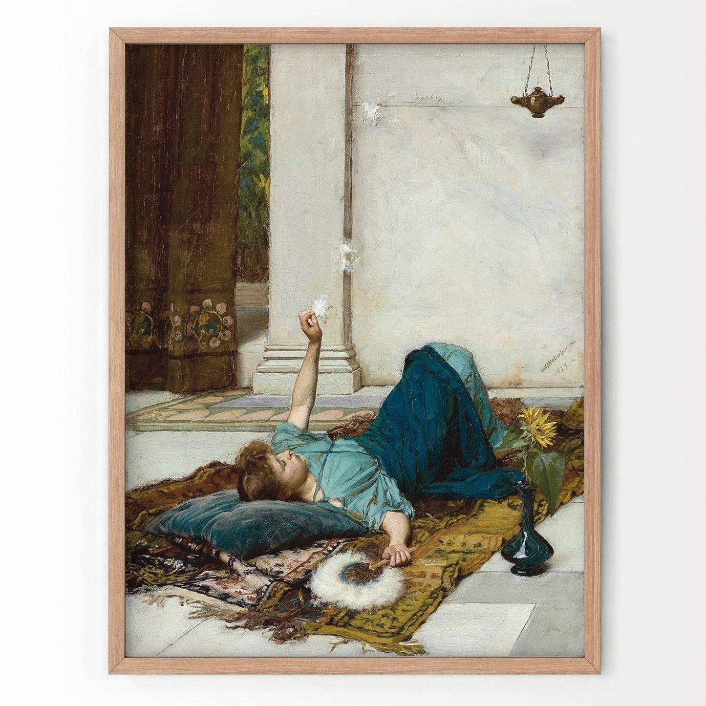 John William Waterhouse, Dolce Far Niente Poster, Fine Art Print