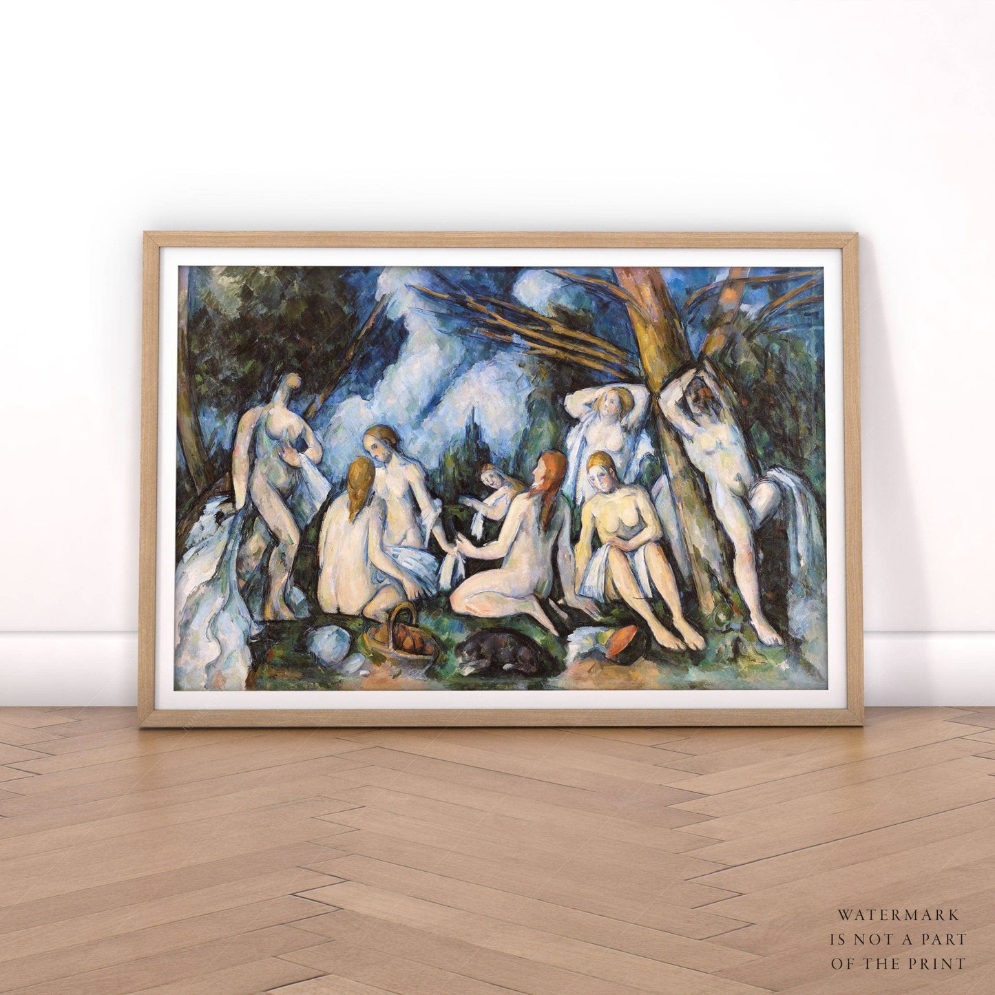 Large Bathers by Paul Cézanne, Fine Art Print