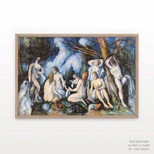 Large Bathers by Paul Cézanne, Fine Art Print