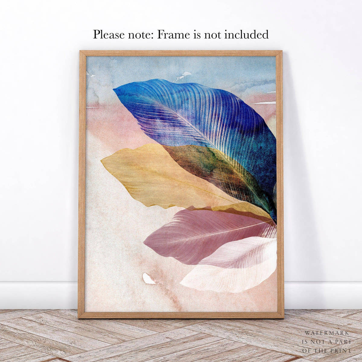 Leaves wall art, Modern home decor