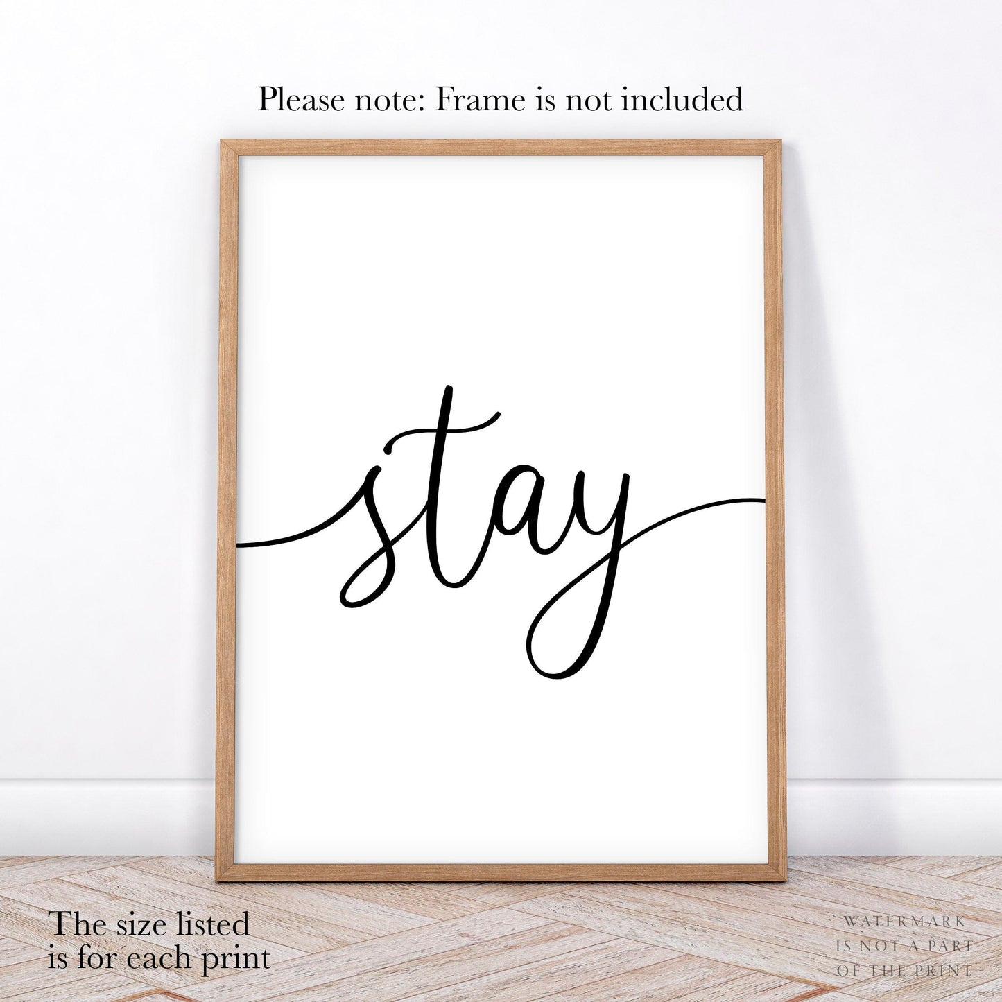 Lets Stay in Bed, Set of 3 wall art, Minimalist Poster