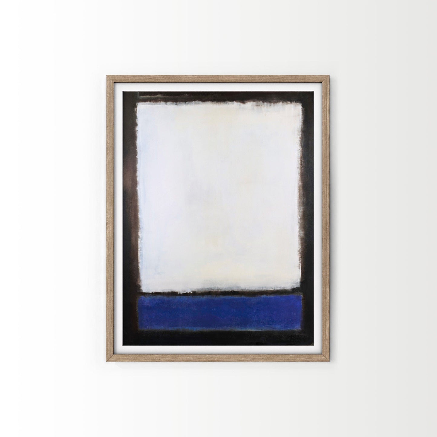 Mark Rothko Poster, Untitled Painting, Bleu and White