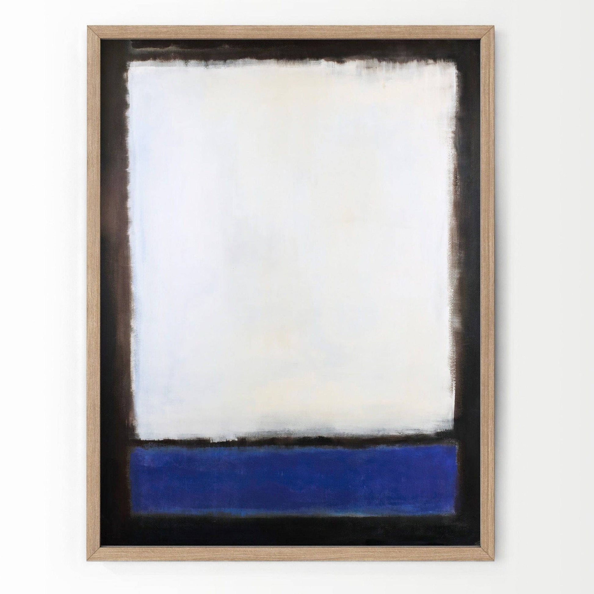 Mark Rothko Poster, Untitled Painting, Bleu and White