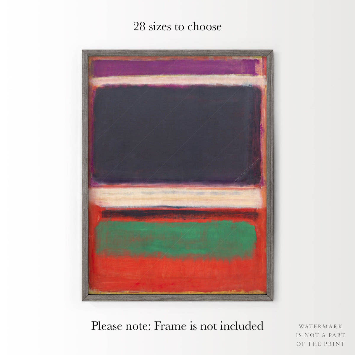 Mark Rothko Poster, Untitled Painting, FIne Art Print