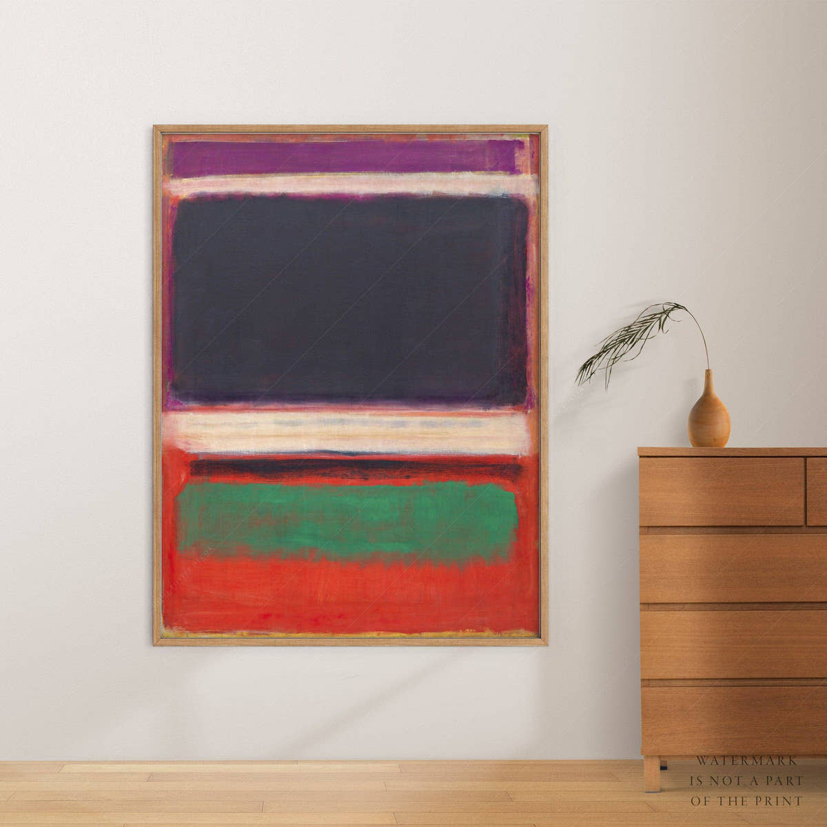 Mark Rothko Poster, Untitled Painting, FIne Art Print