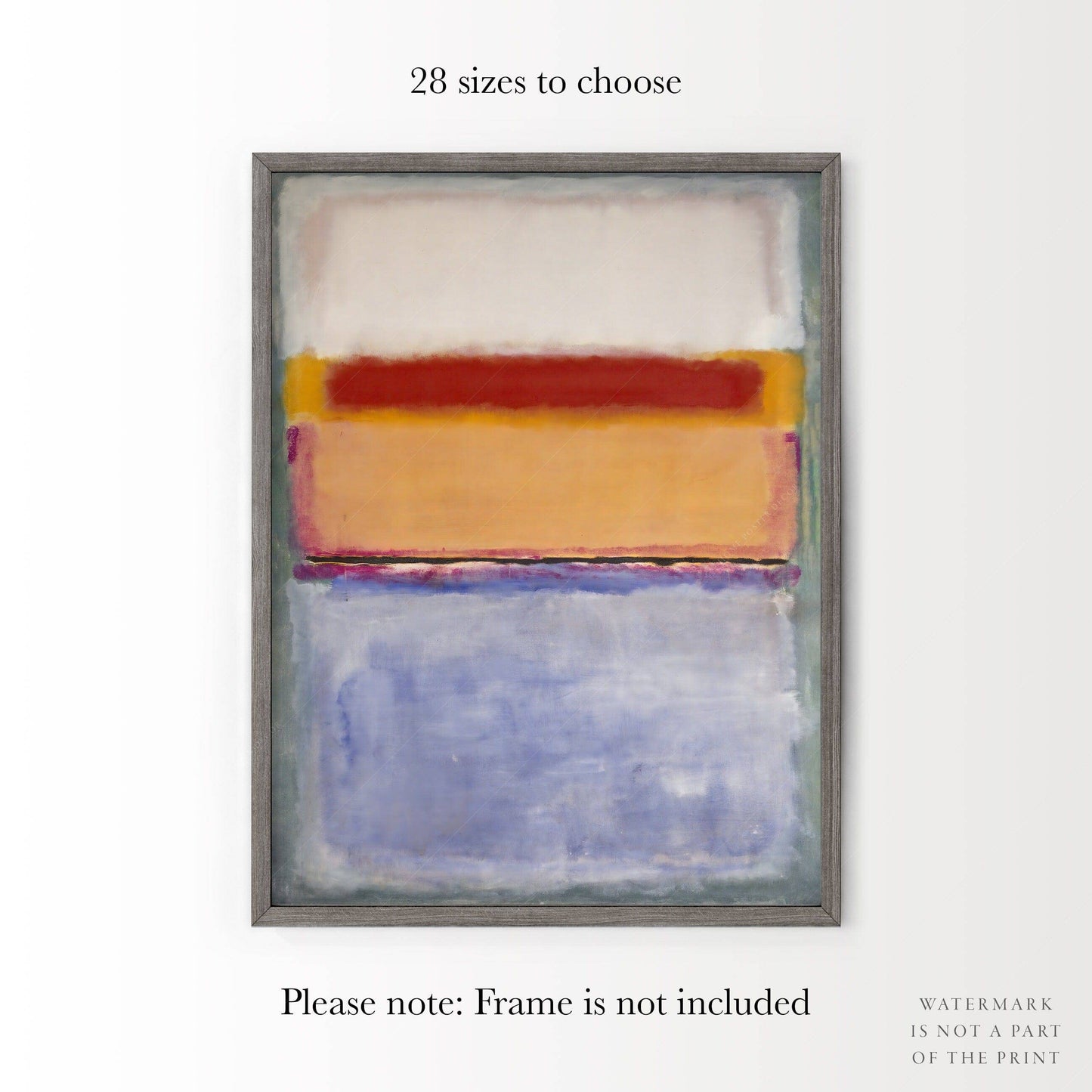 Mark Rothko Poster, Untitled Painting, Fine Art Print