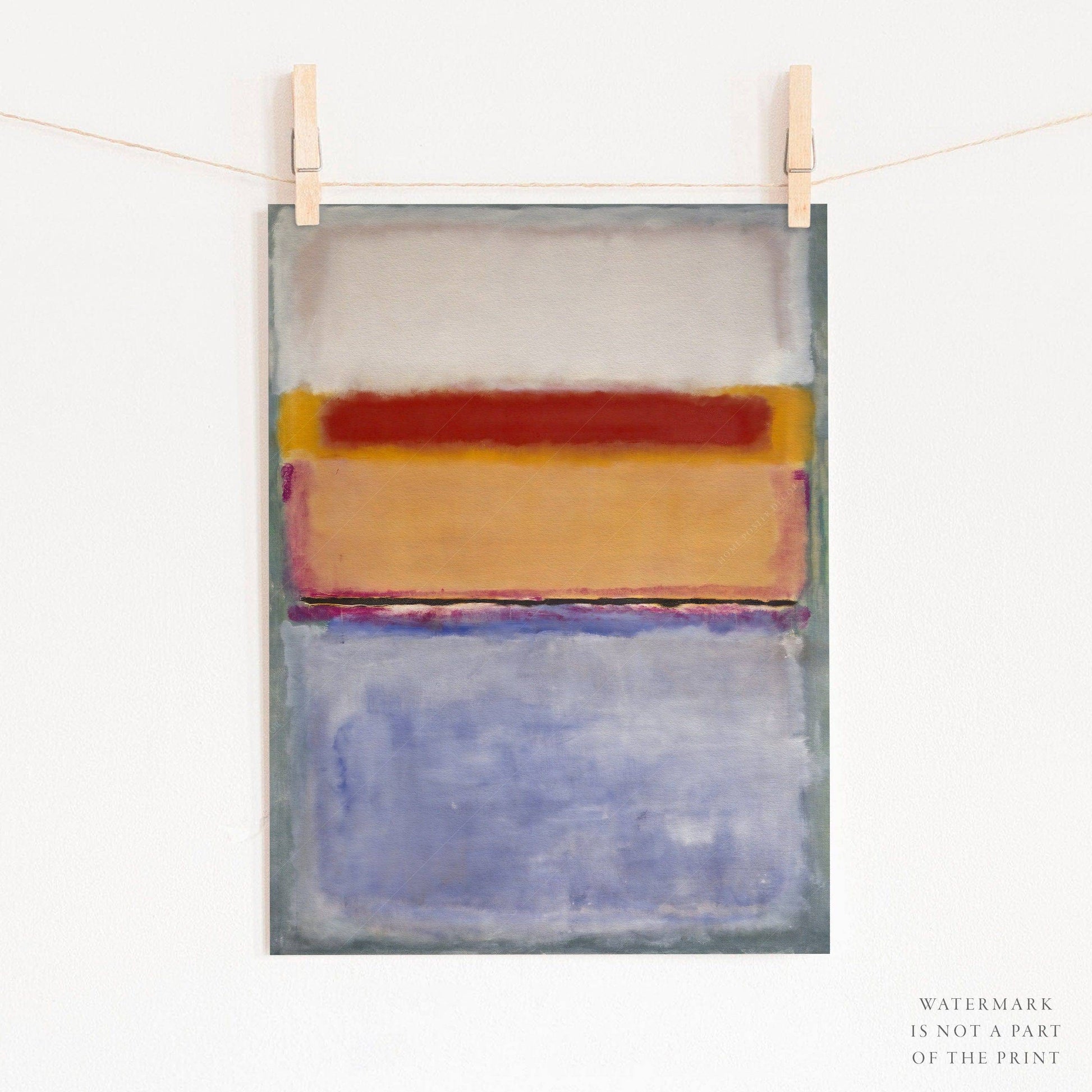 Mark Rothko Poster, Untitled Painting, Fine Art Print