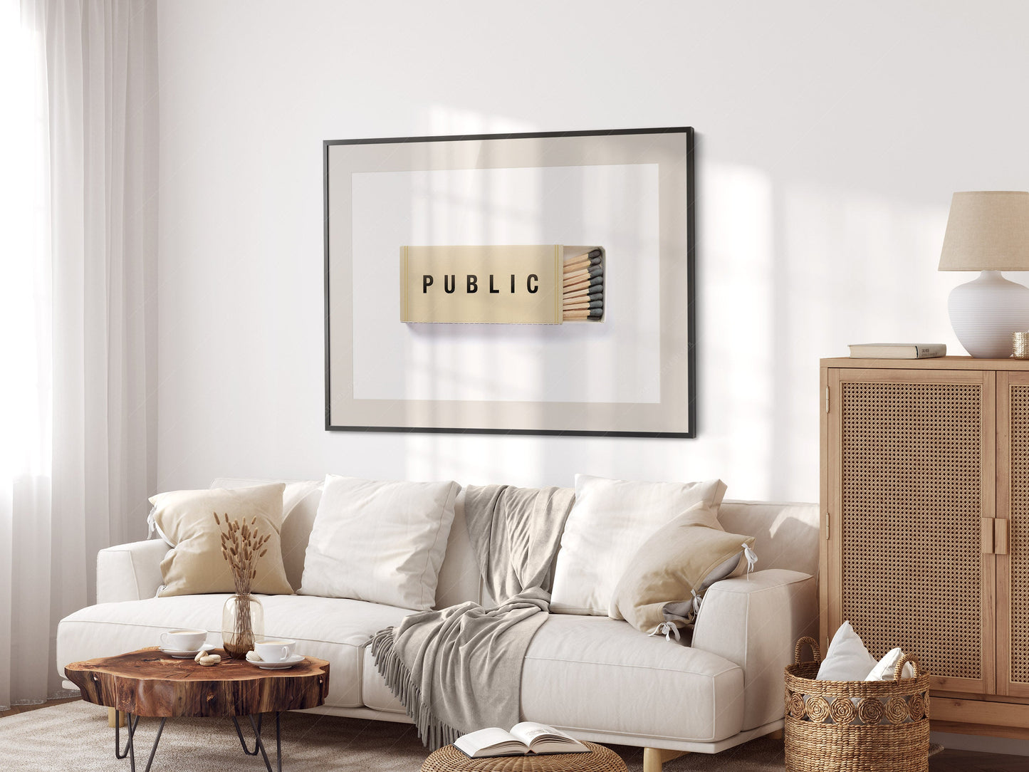 Matchbox Print, Cool wall art, Public Poster