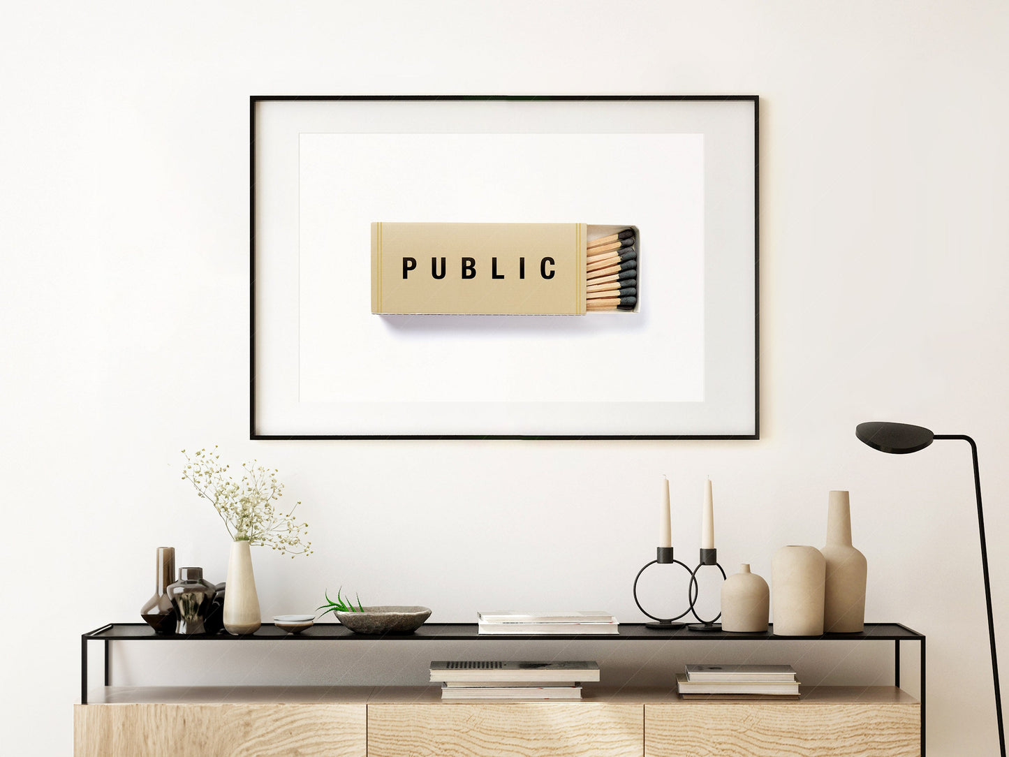 Matchbox Print, Cool wall art, Public Poster