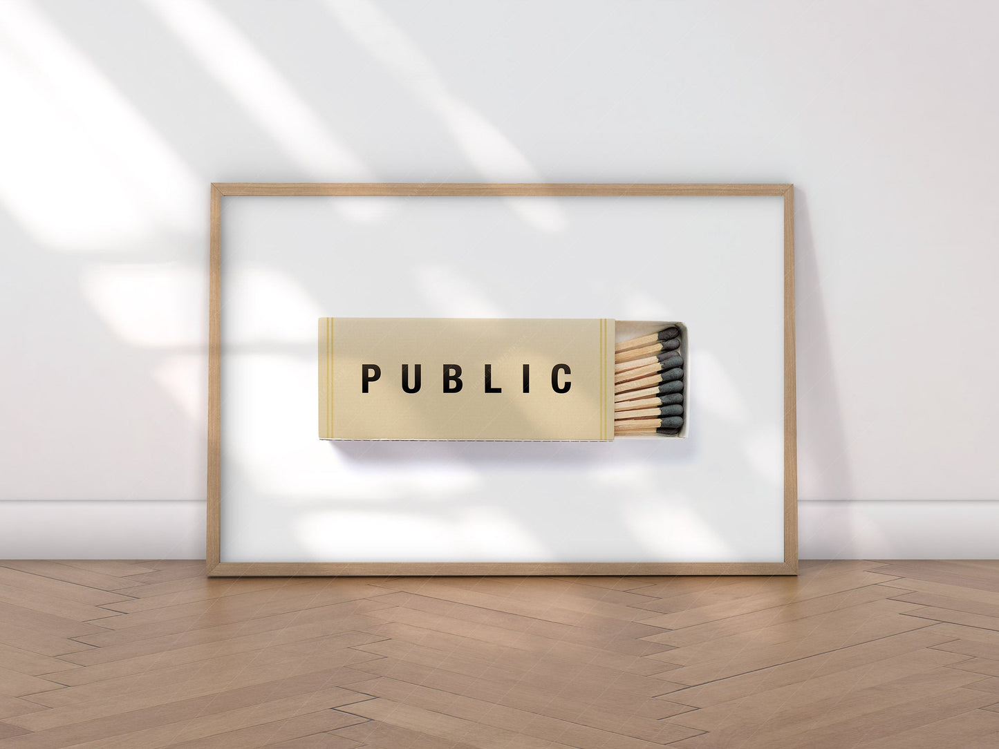 Matchbox Print, Cool wall art, Public Poster