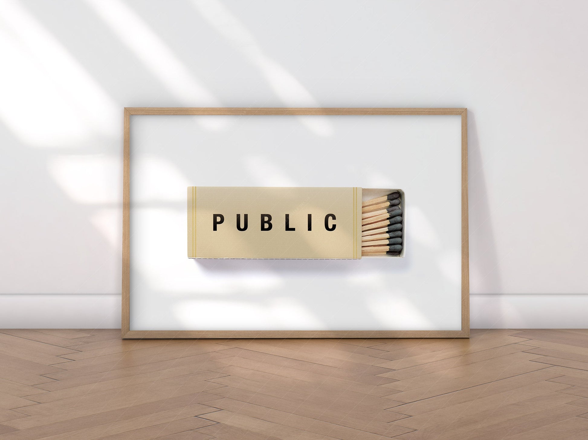 Matchbox Print, Cool wall art, Public Poster