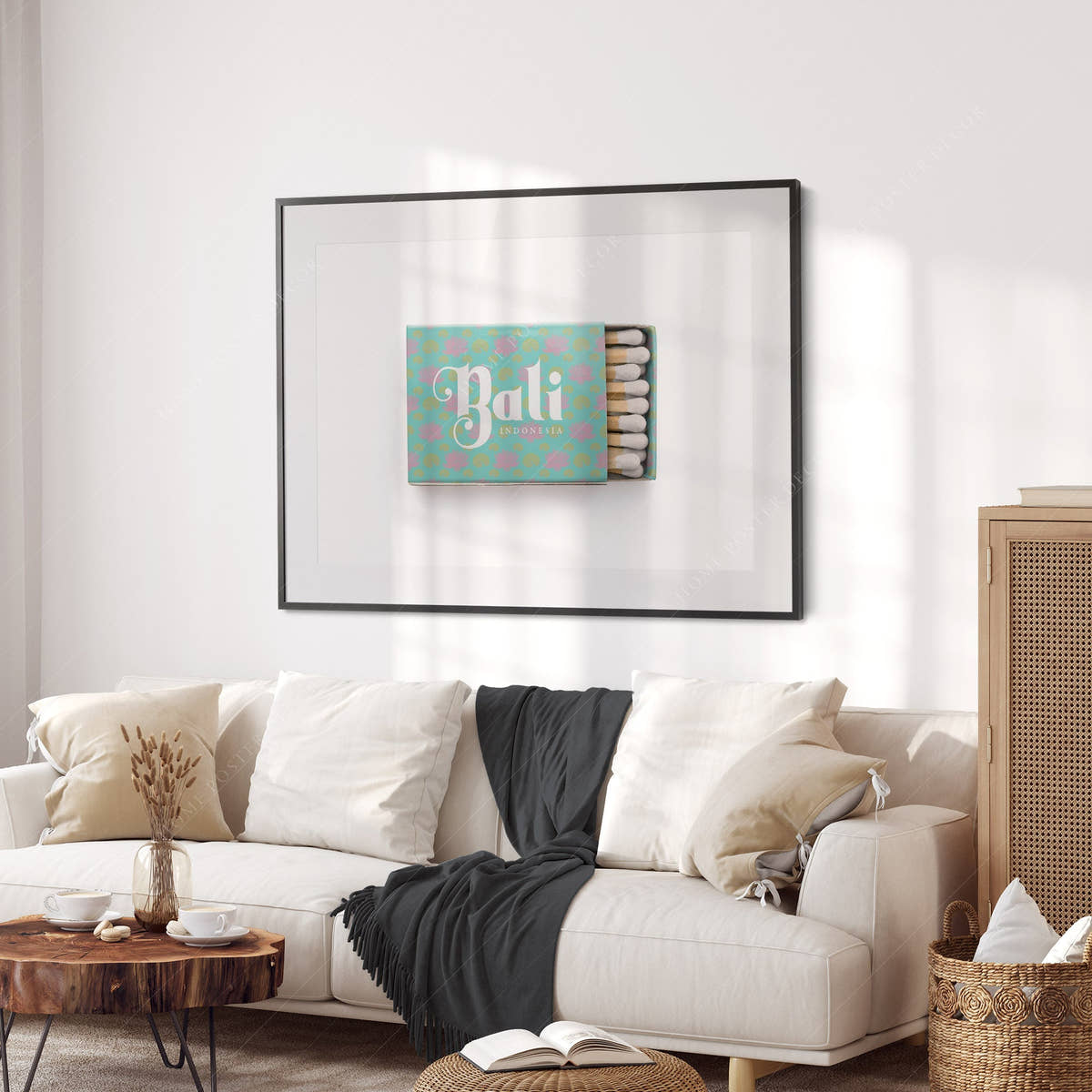 Matchbox print, Bali wall art, Fine Art Print