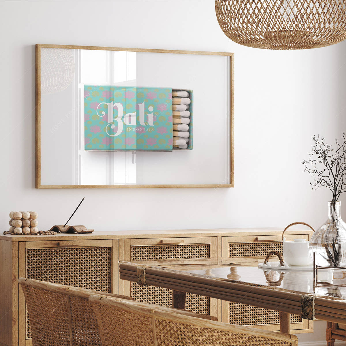 Matchbox print, Bali wall art, Fine Art Print