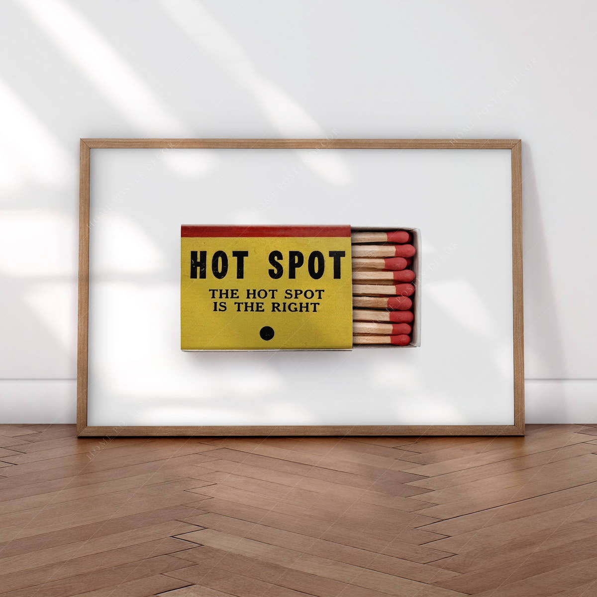 Matchbox print, The Hot Spot, Fine Art Print