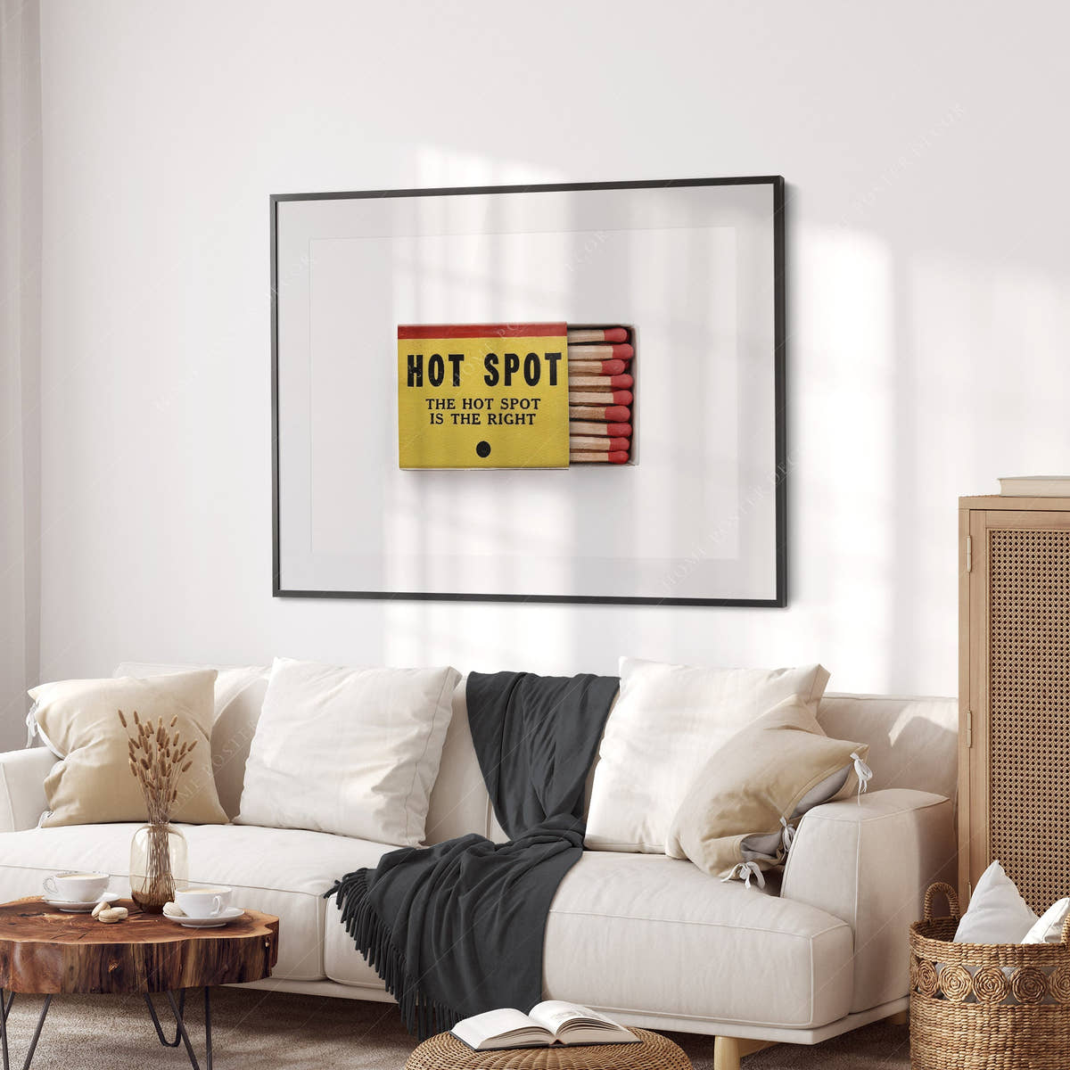 Matchbox print, The Hot Spot, Fine Art Print