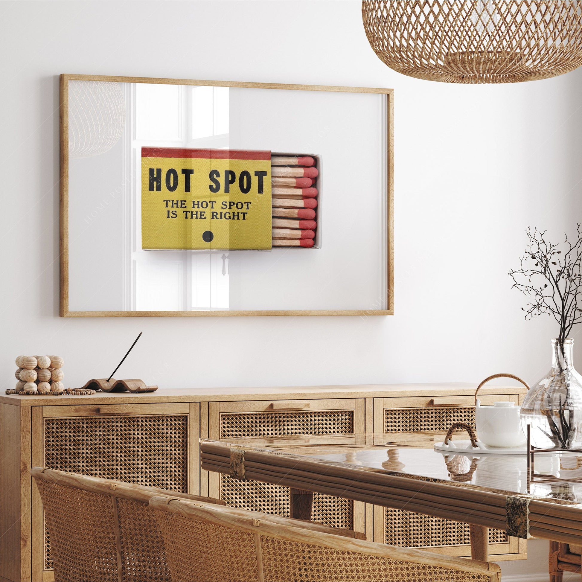 Matchbox print, The Hot Spot, Fine Art Print