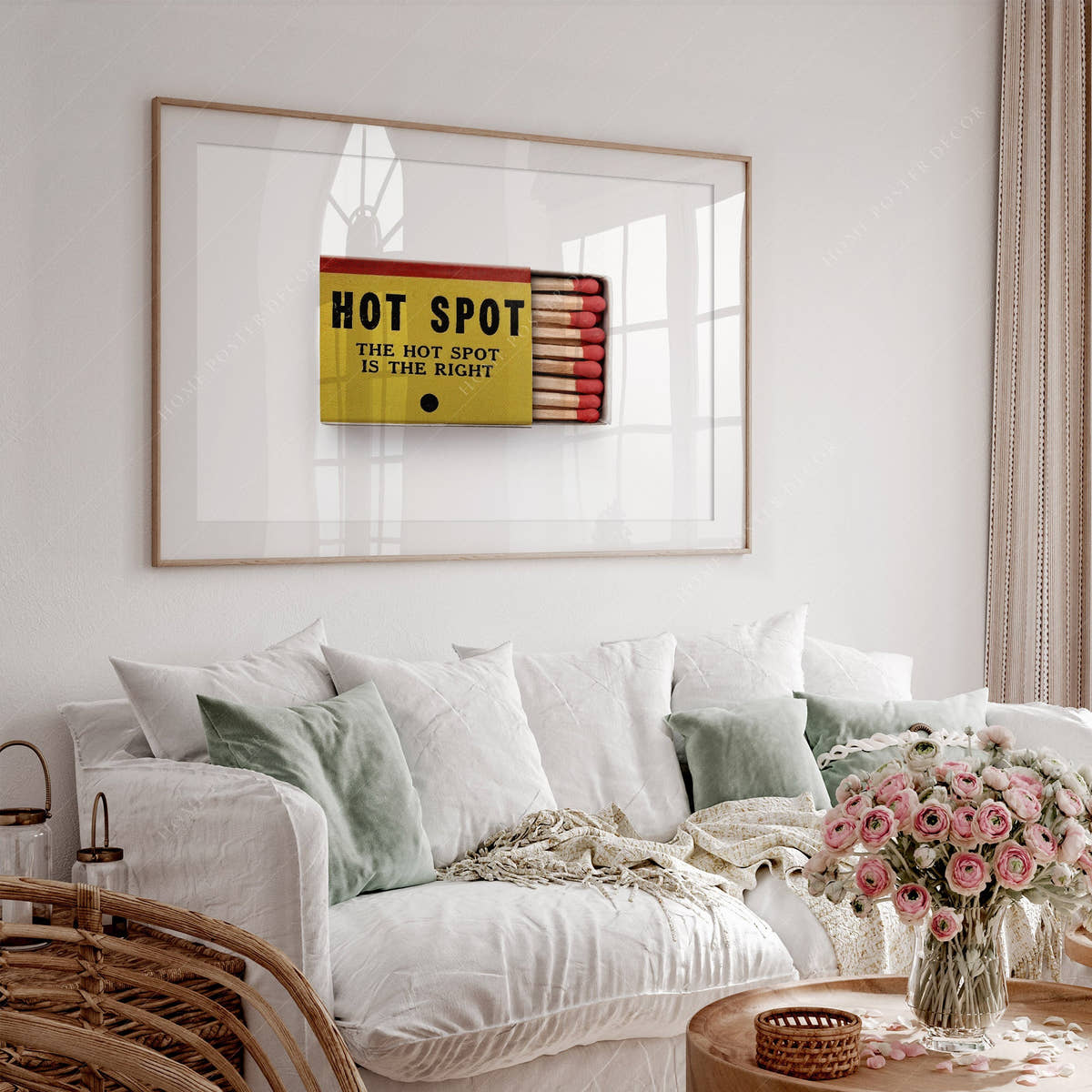 Matchbox print, The Hot Spot, Fine Art Print