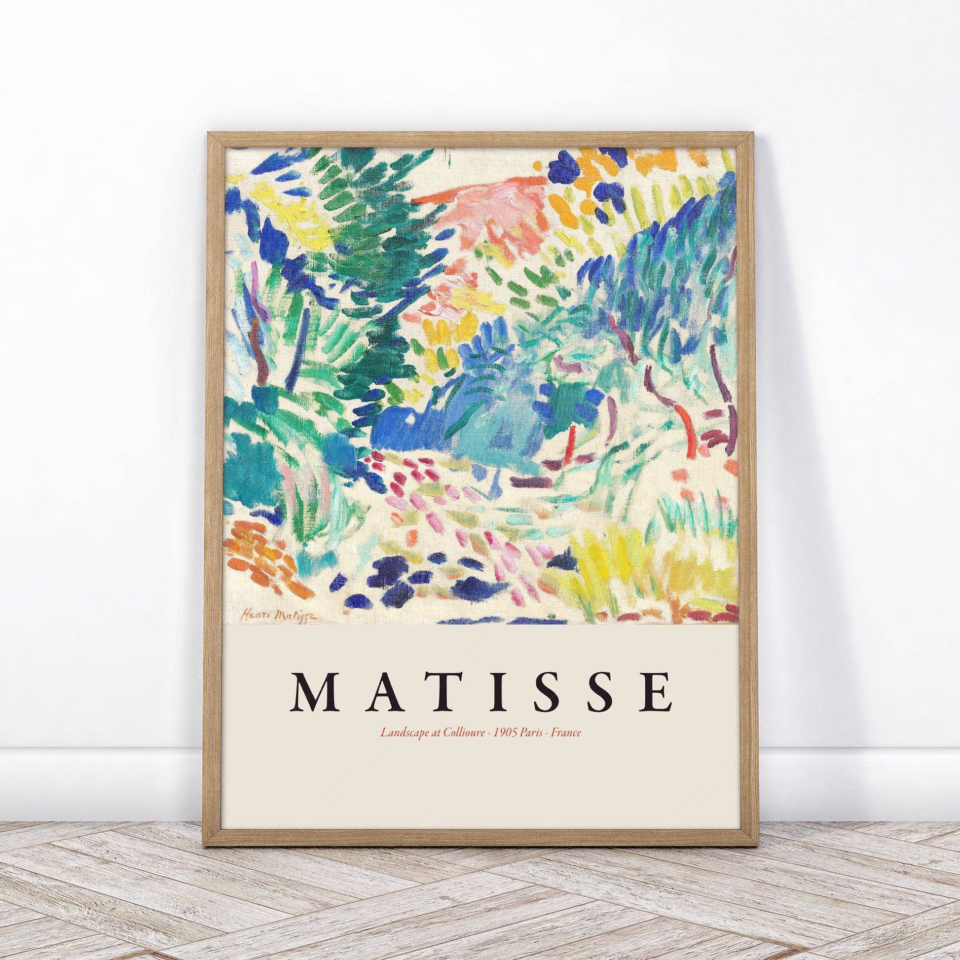 Matisse Print, Landscape at Coulliere, Exhibition Poster, Modern Decor