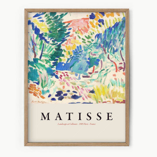 Matisse Print, Landscape at Coulliere, Exhibition Poster, Modern Decor