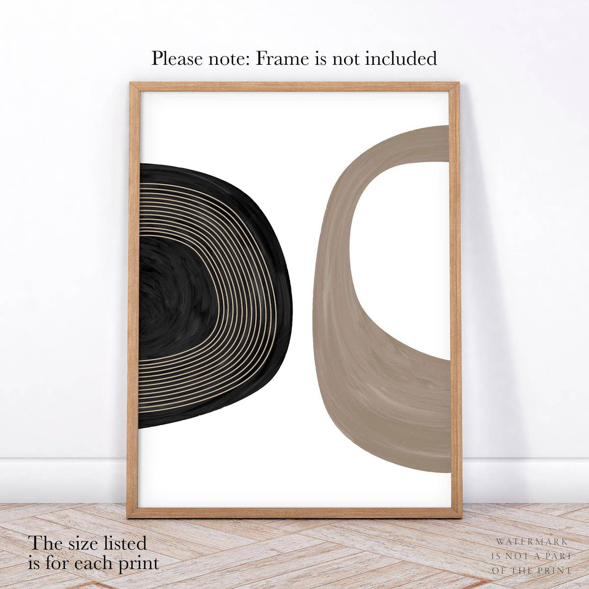 Modern Set of 3 Prints, Minimalist Gallery Wall, Mid-Century Modern