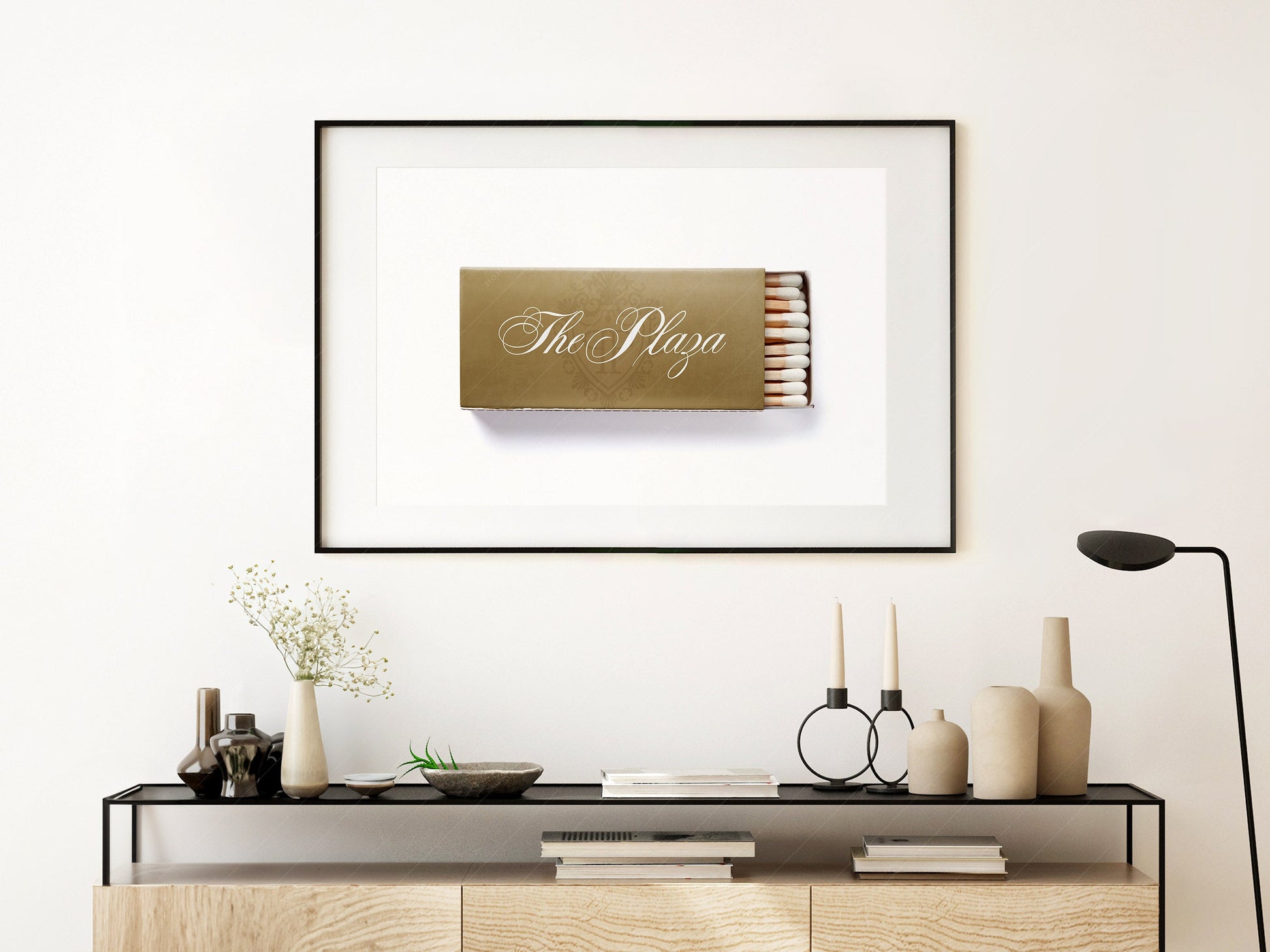 New York Poster, The Plaza Hotel, Iconic place wall art, Vintage matchbox wall art