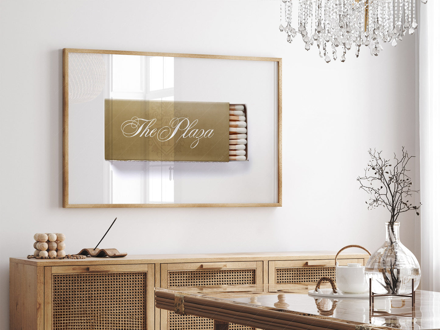 New York Poster, The Plaza Hotel, Iconic place wall art, Vintage matchbox wall art
