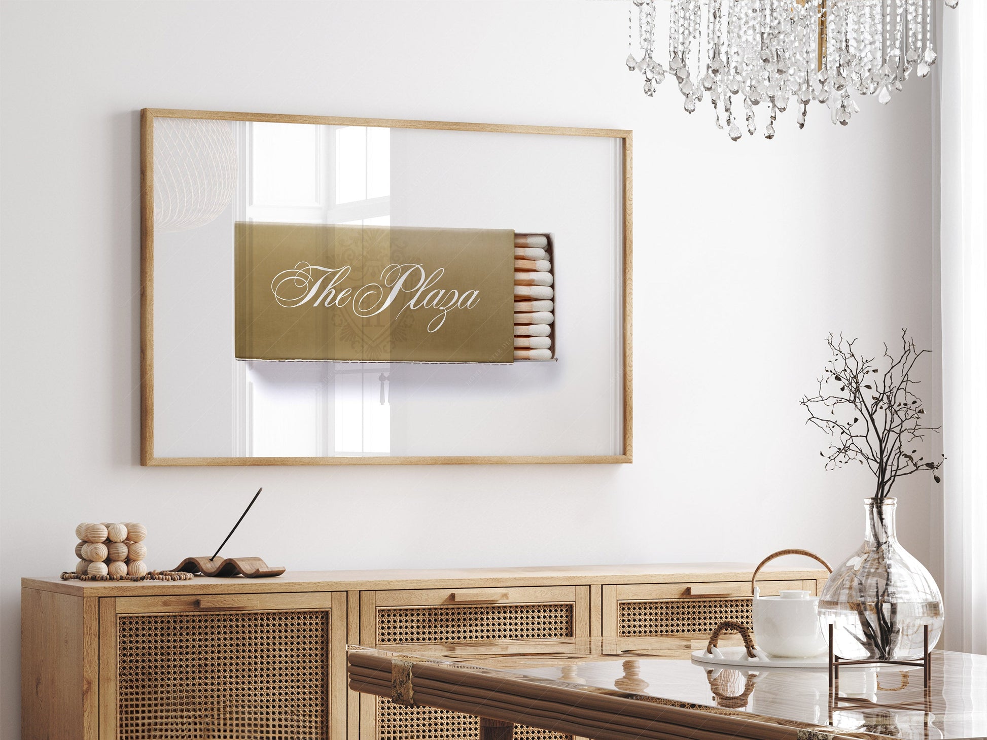 New York Poster, The Plaza Hotel, Iconic place wall art, Vintage matchbox wall art