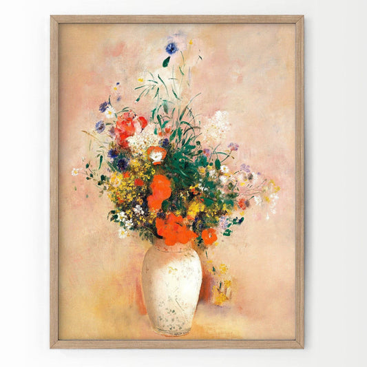 Odilon Redon, Flower in vase, Fine Art Print