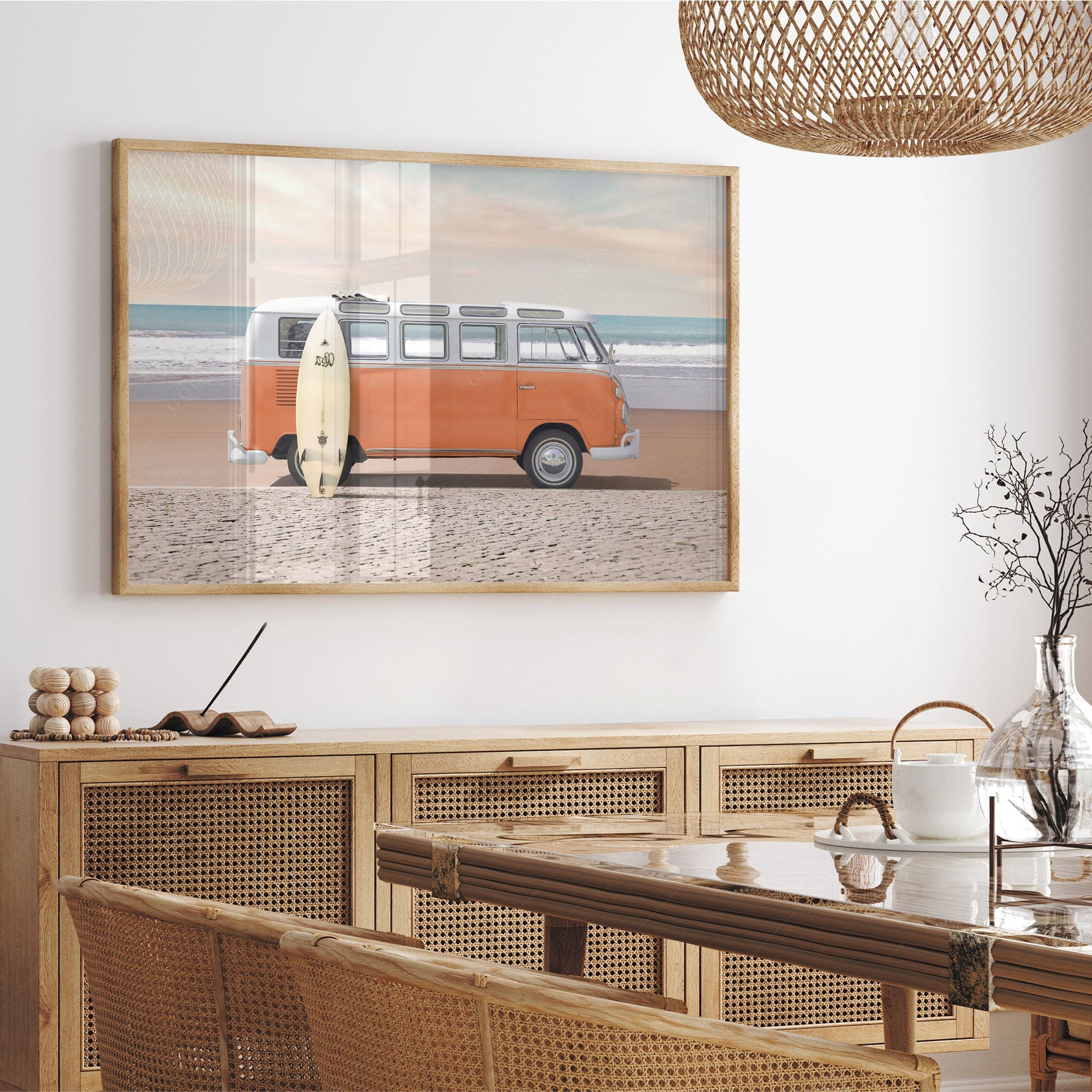 Orange Van Photography, Landscape Format, Fine Art Print