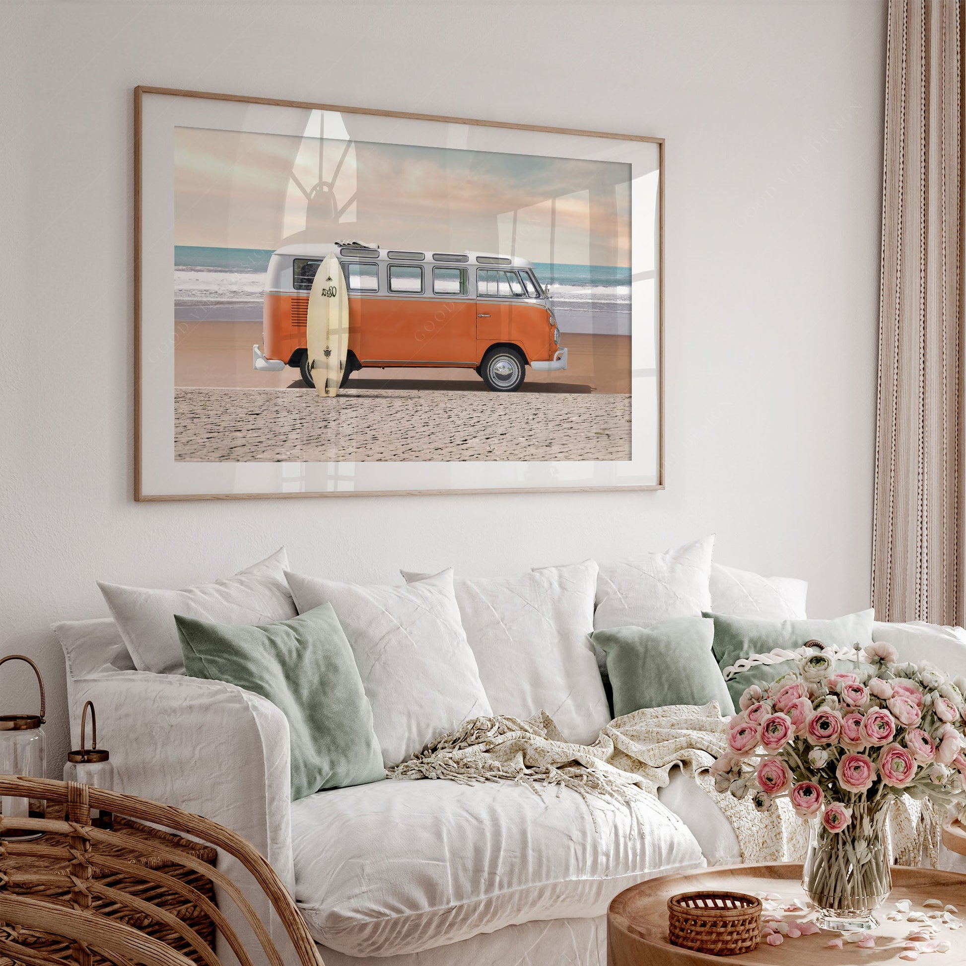 Orange Van Photography, Landscape Format, Fine Art Print