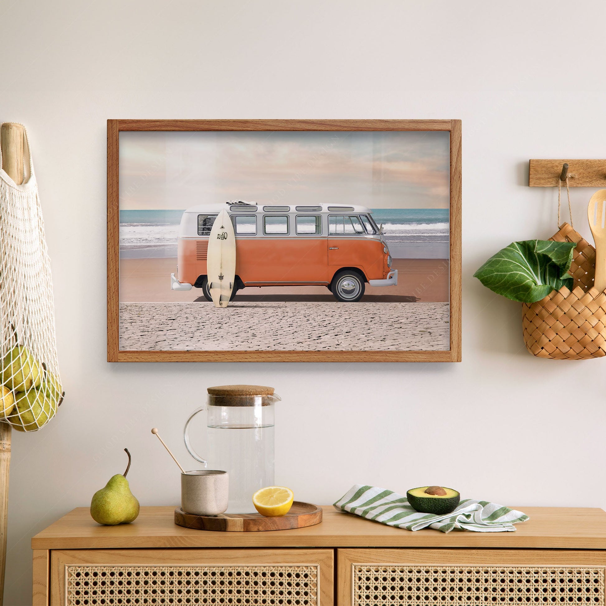 Orange Van Photography, Landscape Format, Fine Art Print