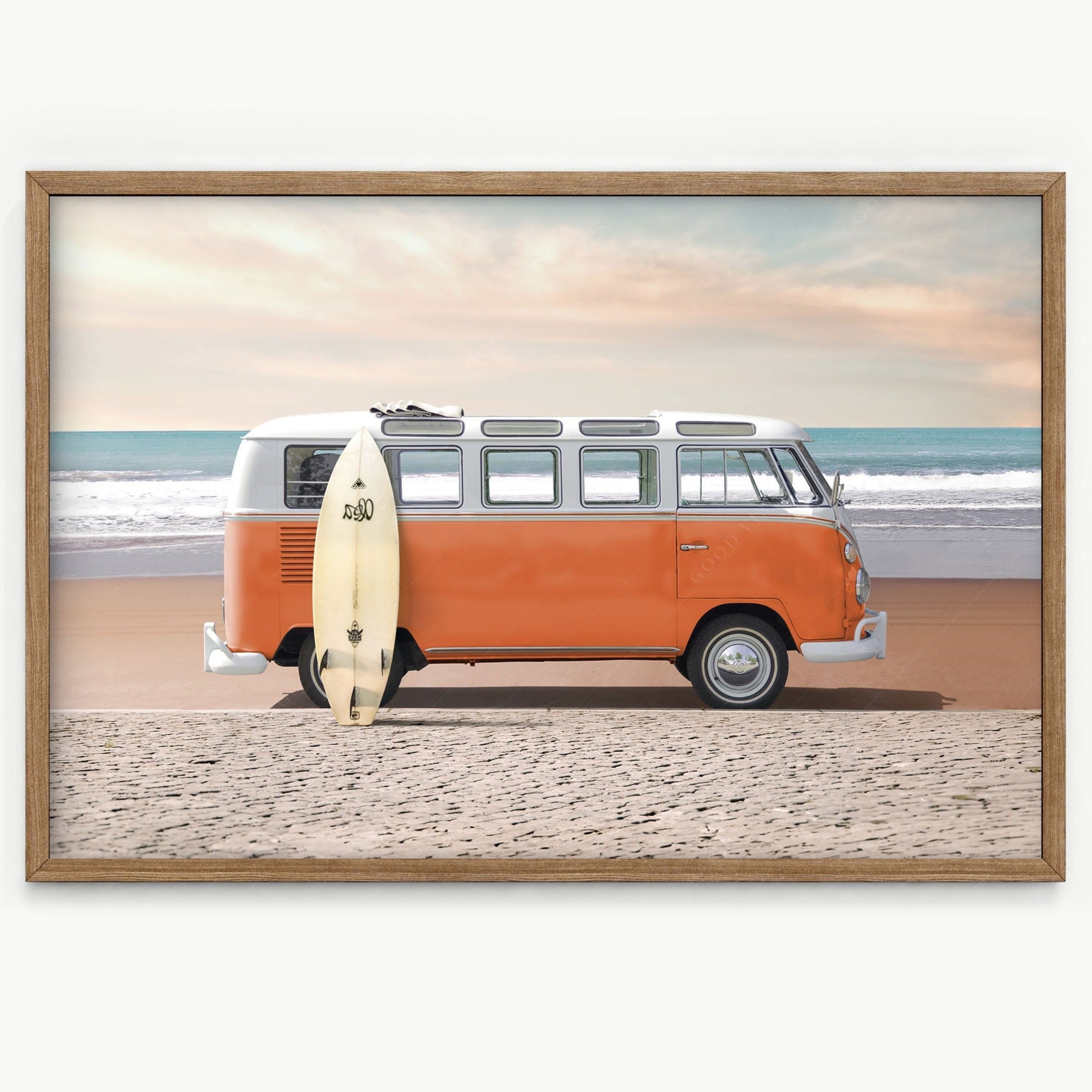 Orange Van Photography, Landscape Format, Fine Art Print