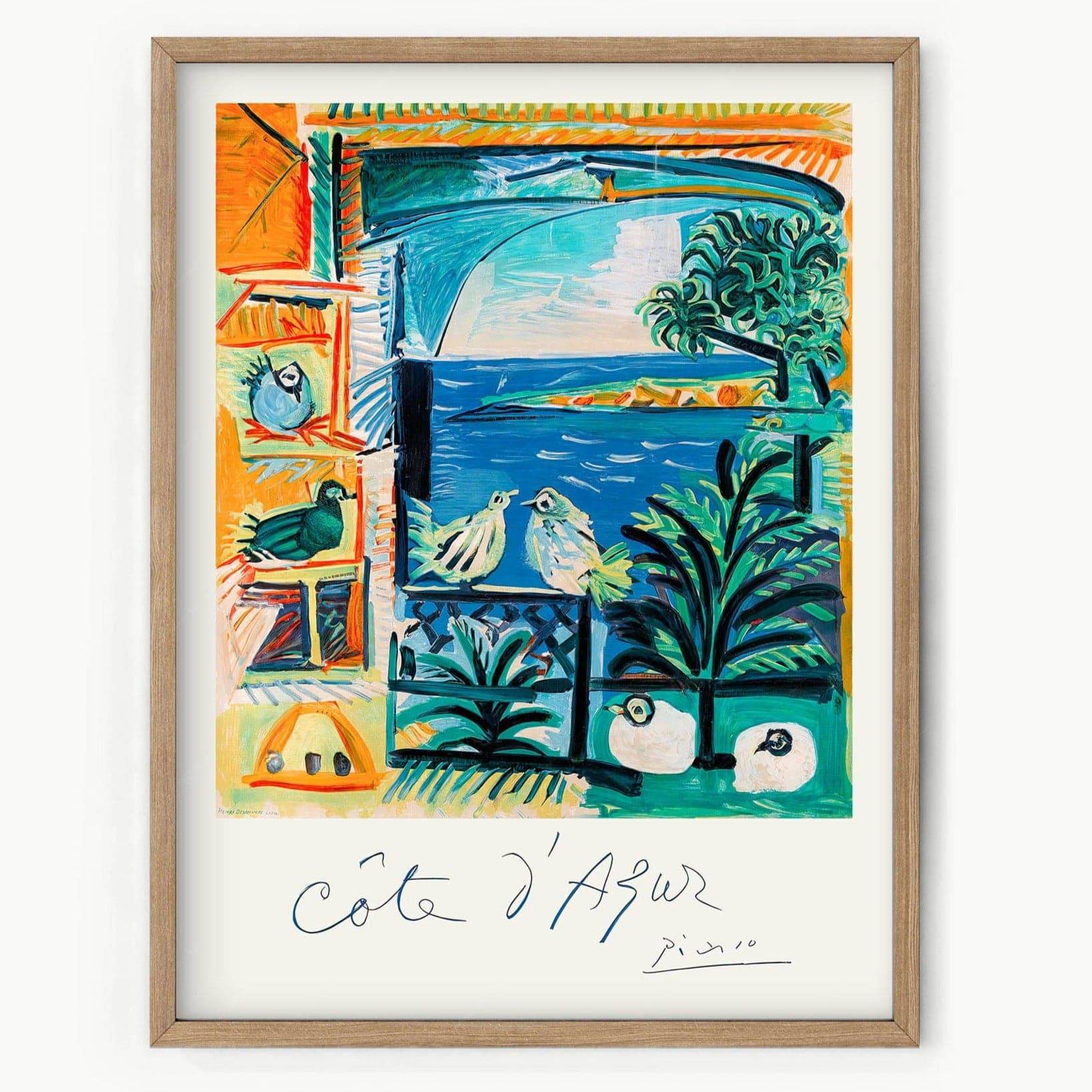 Pablo Picasso, Cote D'azur 1920, French Riviera painting