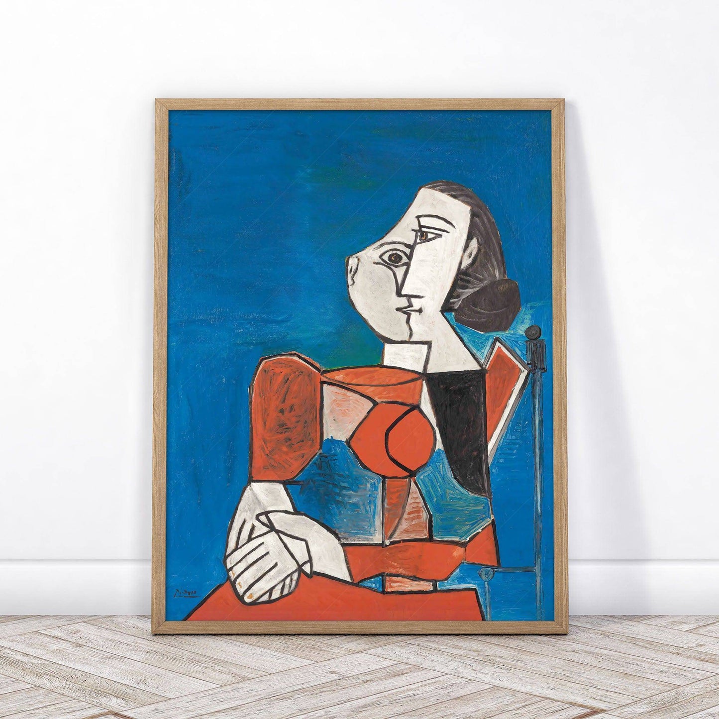 Pablo Picasso, Femme, Mirror Face, Fine Art Print