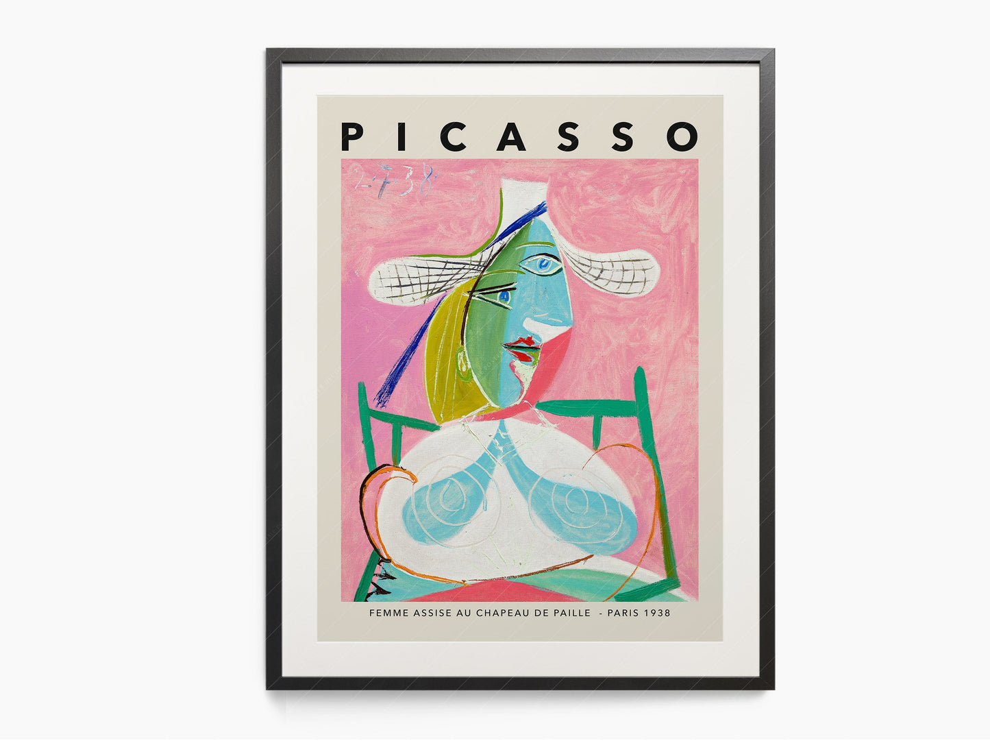 Pablo Picasso, Femme au Chapeau, Fine Art Print