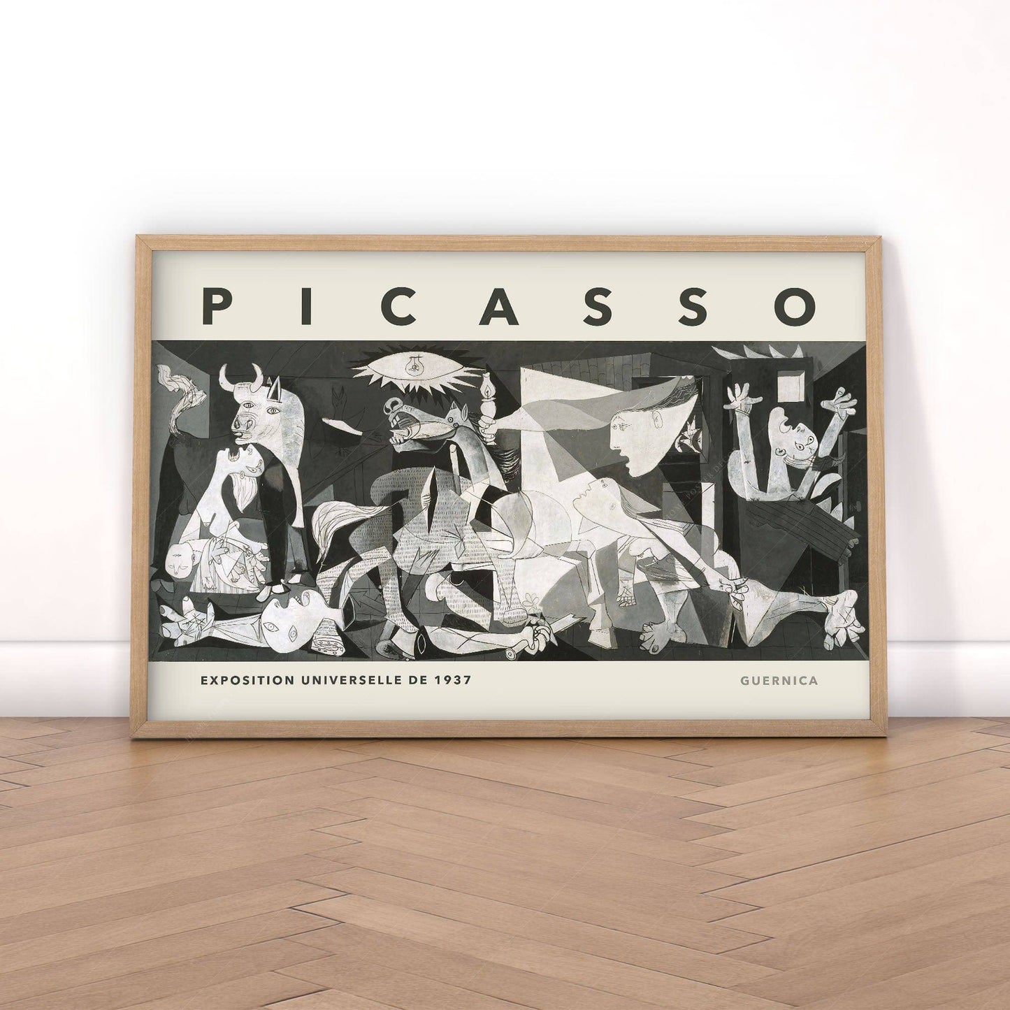 Pablo Picasso, Guernica 1937, Exhibition Poster, Fine Art