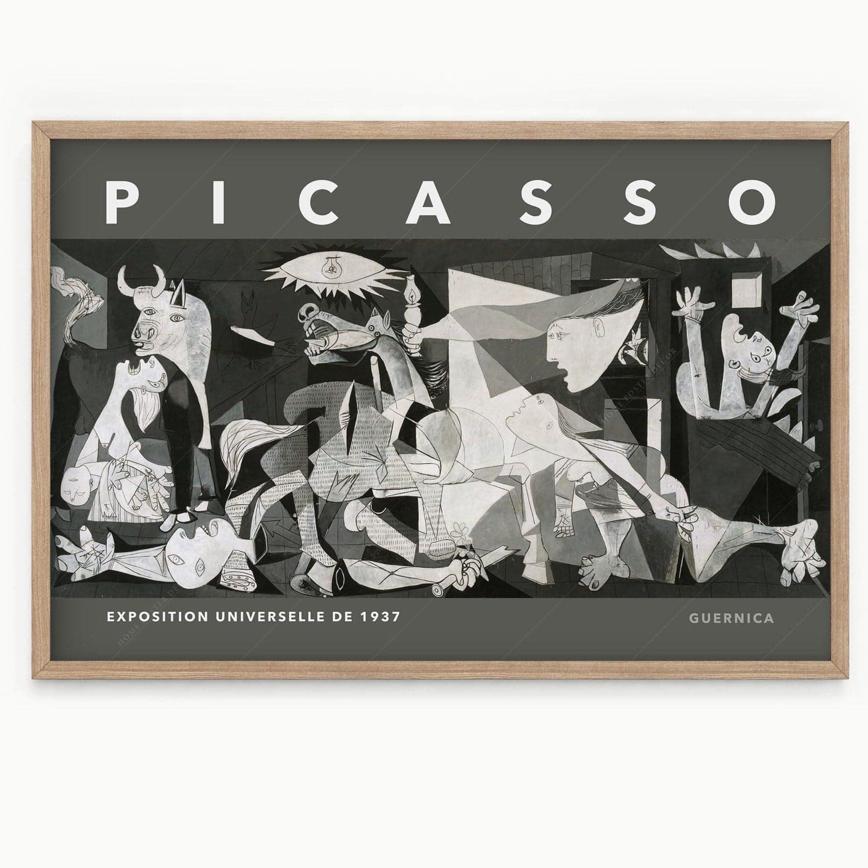 Pablo Picasso, Guernica 1937, Exhibition Poster